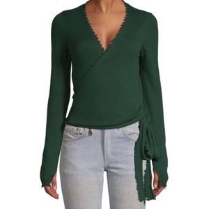 Prins Green Wrap Sweater